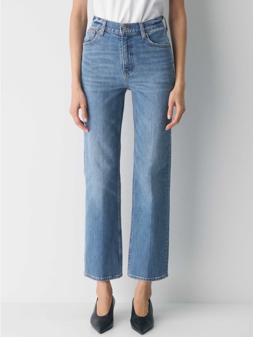 Denim Forum Women’s The Arlo High Rise Straight Size 32